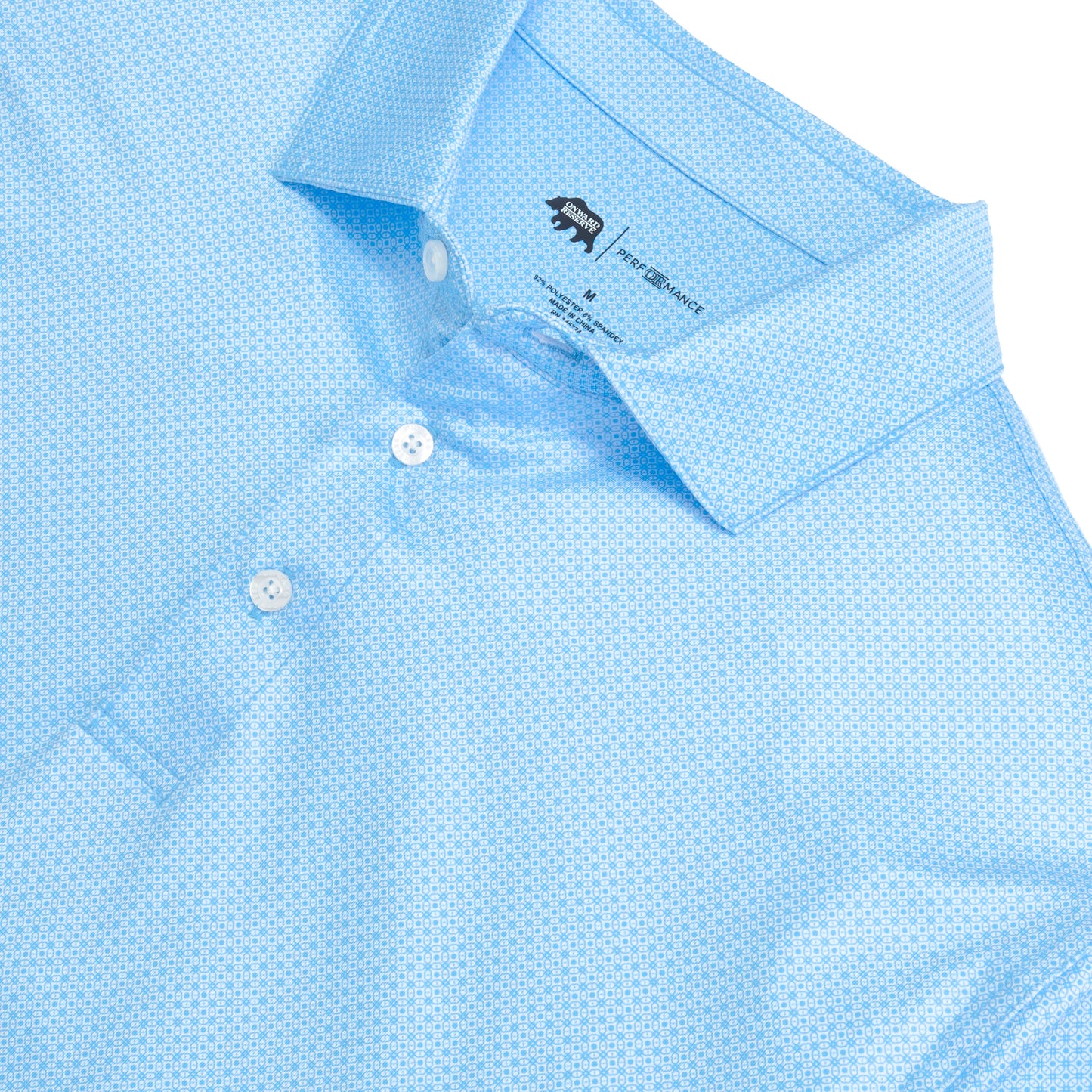 Range Printed Performance Polo