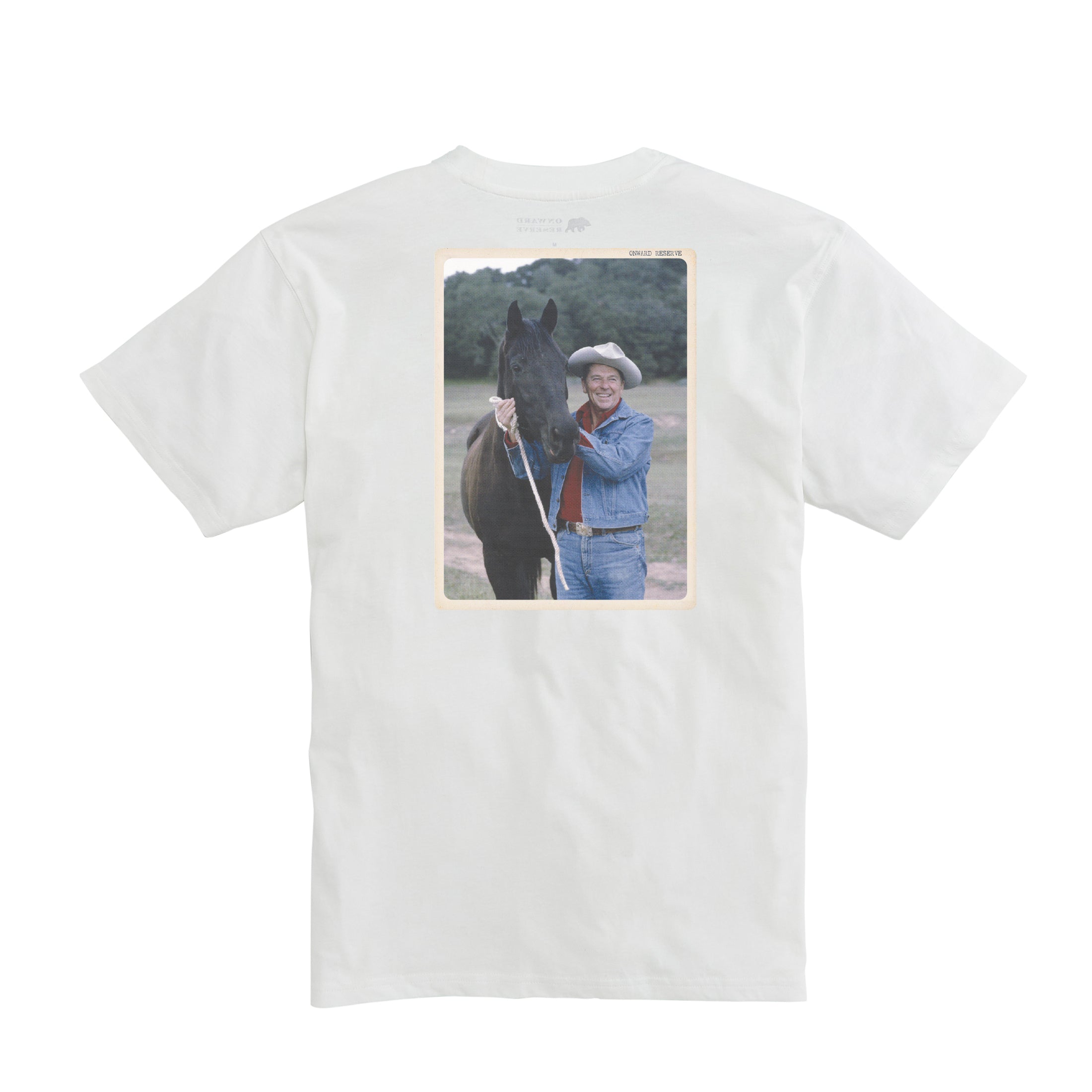 Short Sleeve Cowboy Reagan Post Card Tee