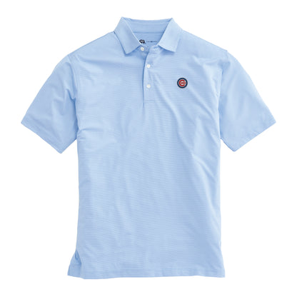 Chicago Cubs Hairline Stripe Performance Polo