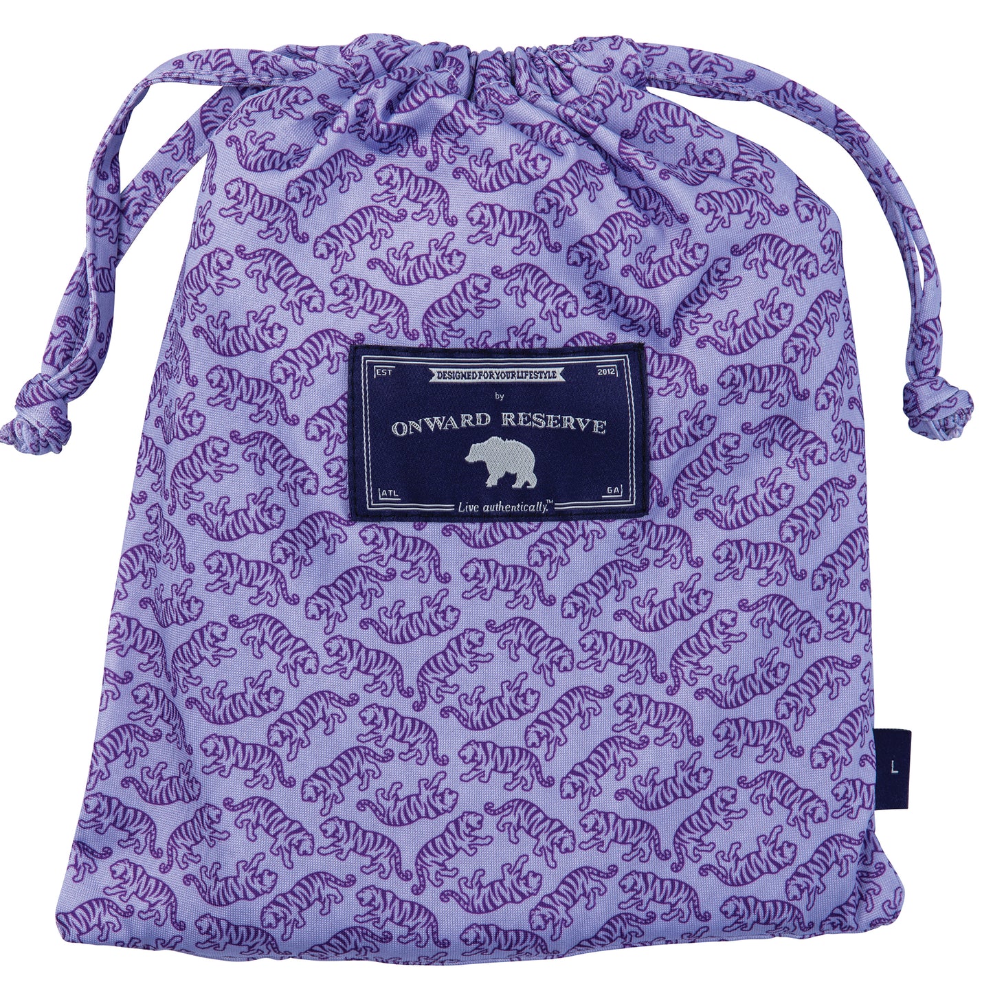 LSU Walking Tiger Performance Boxer - Purple