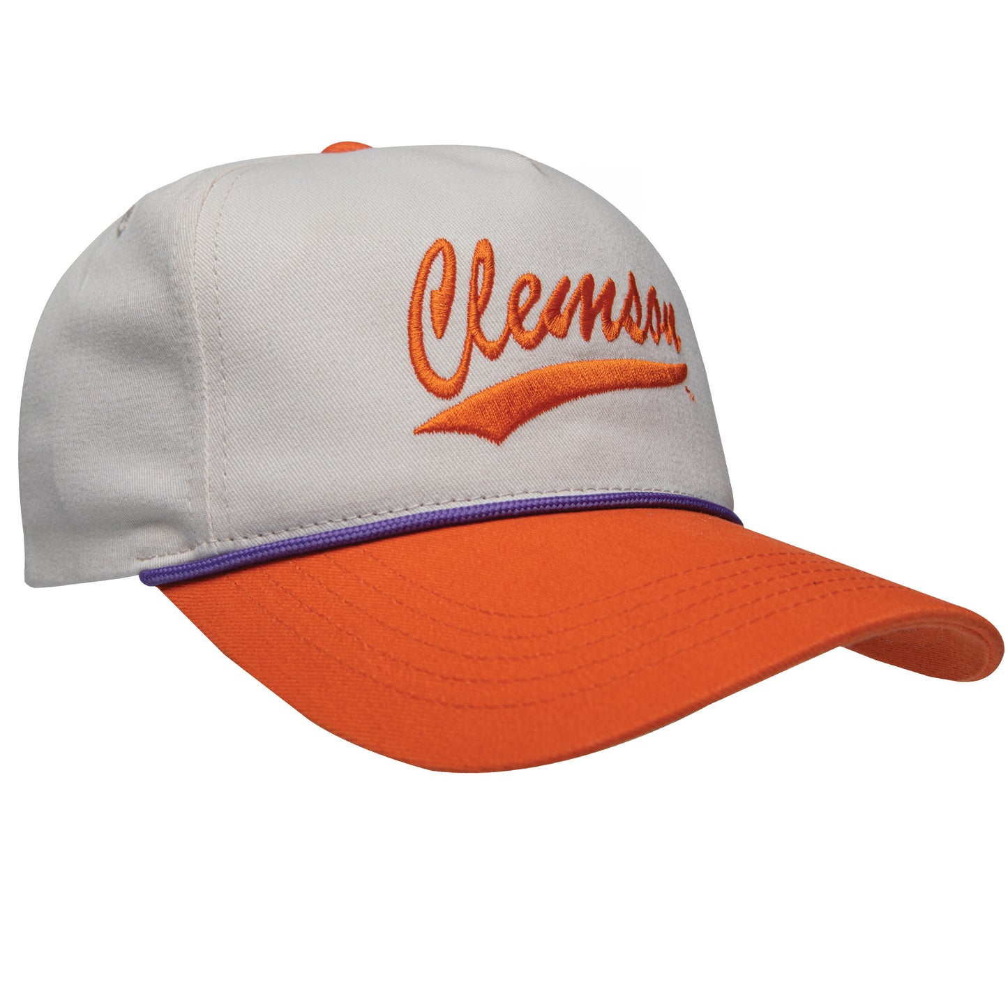 Clemson Locker Rope Hat - Cream