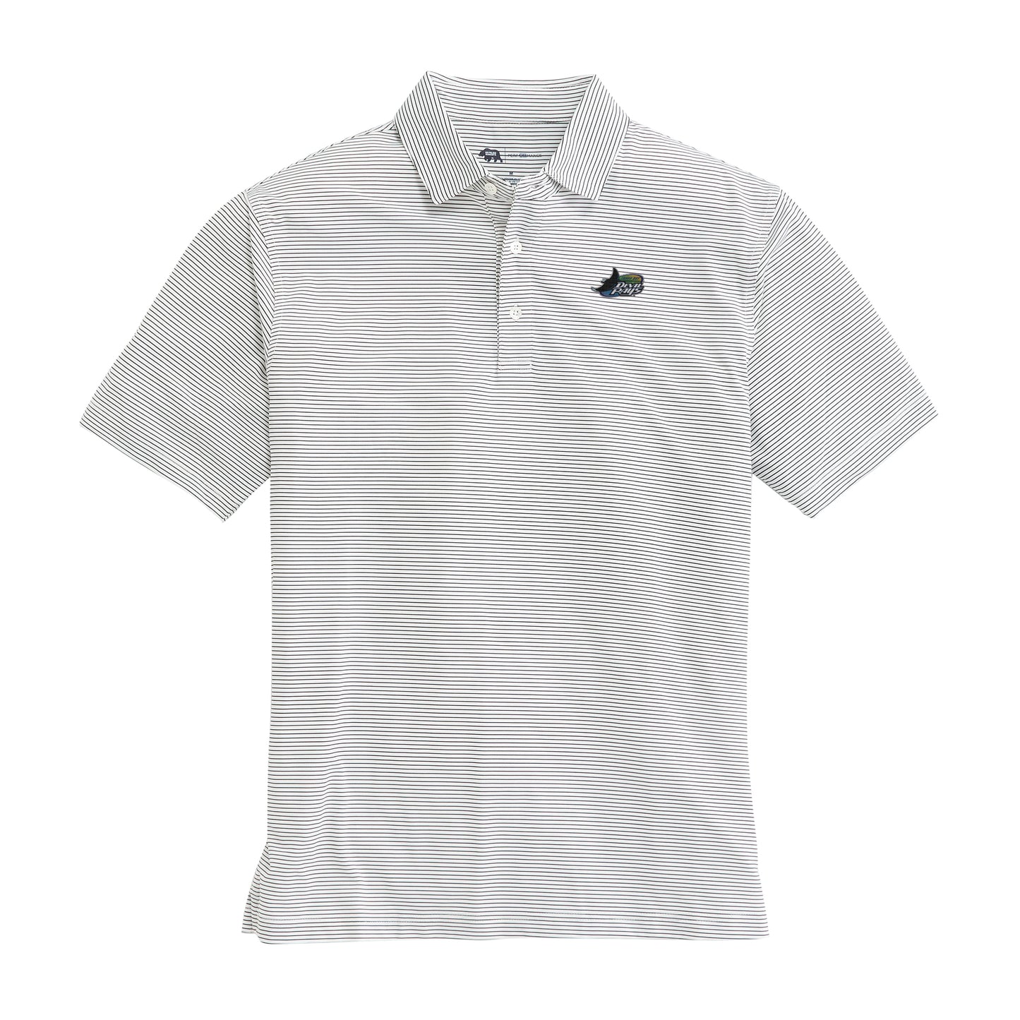 Tampa Bay Rays Cooperstown Birdie Stripe Performance Polo