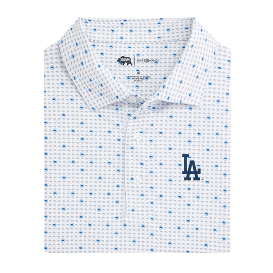 Los Angeles Dodgers Tour Logo Printed Performance Polo