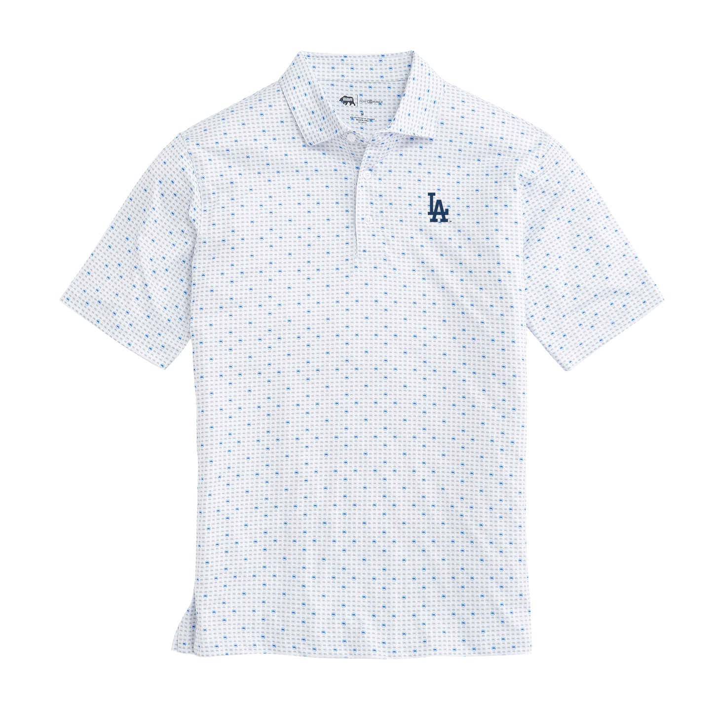Los Angeles Dodgers Tour Logo Printed Performance Polo