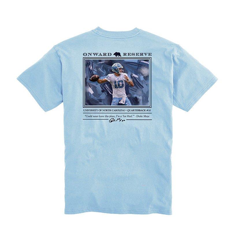 Drake Maye Tee - Sky