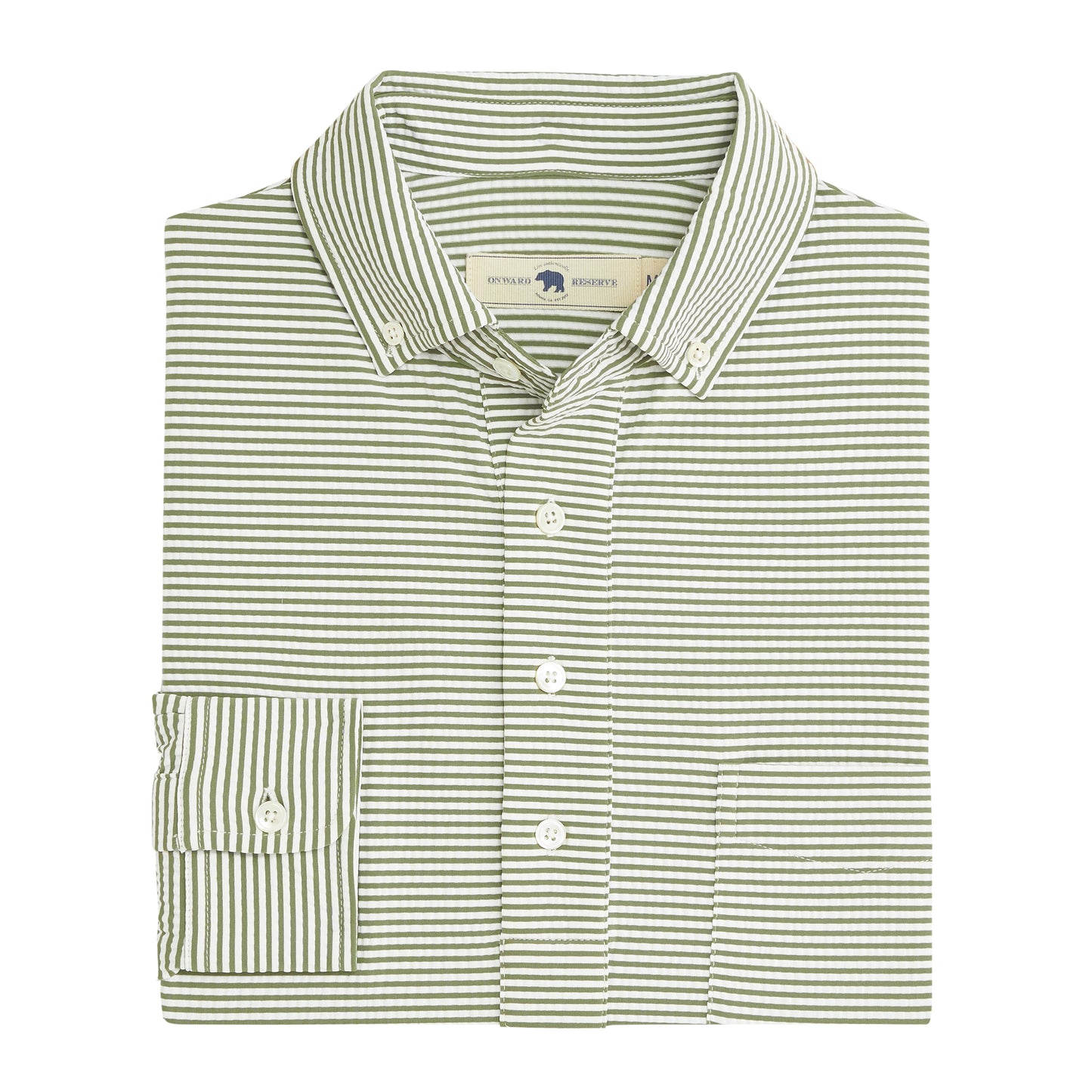Drift Long Sleeve Shirt - Oil Green