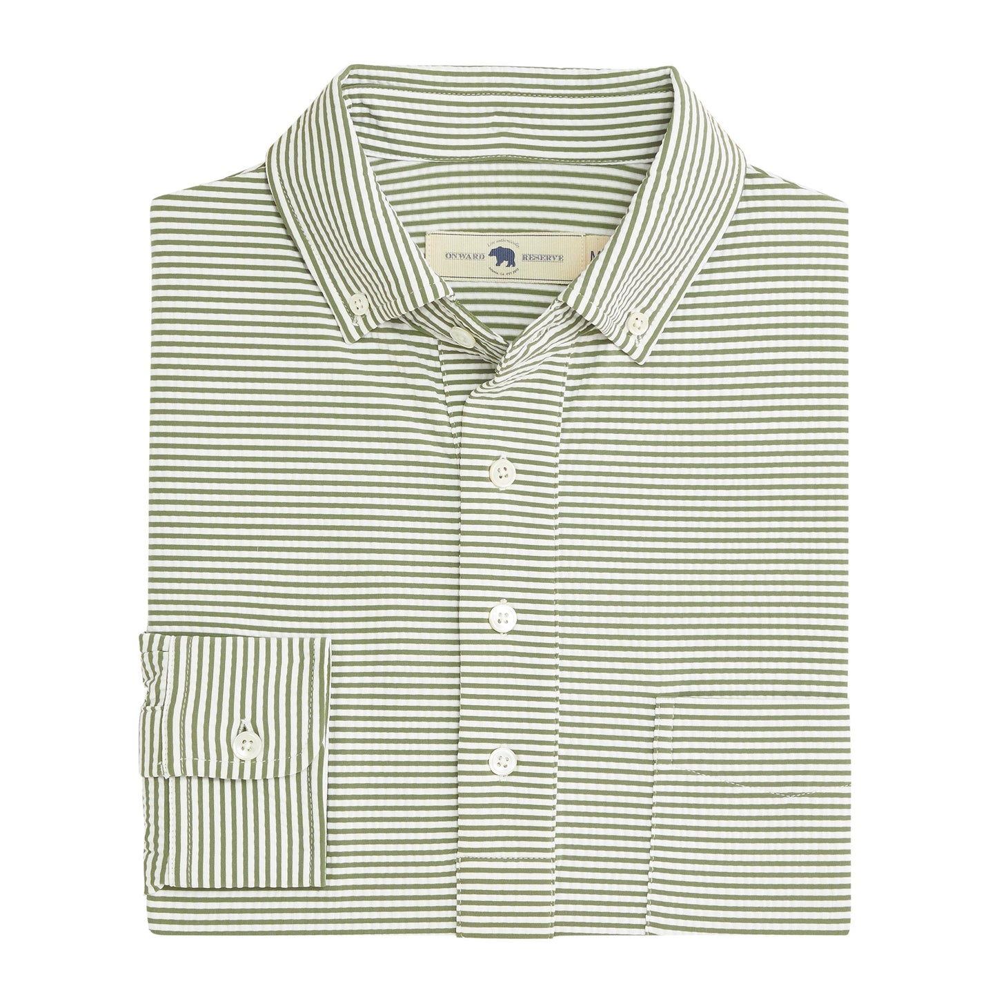 Drift Long Sleeve Shirt - Oil Green