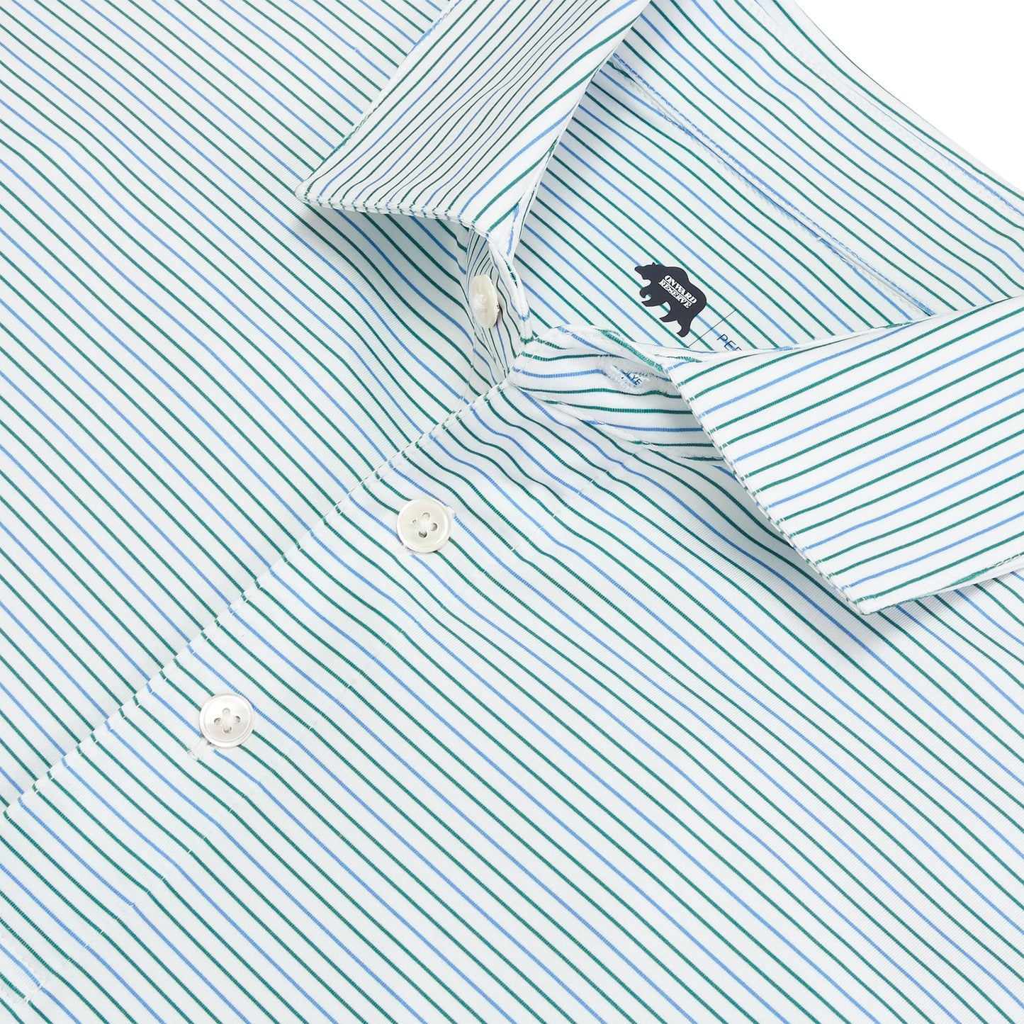 Driver Stripe Performance Polo - Mallard Green