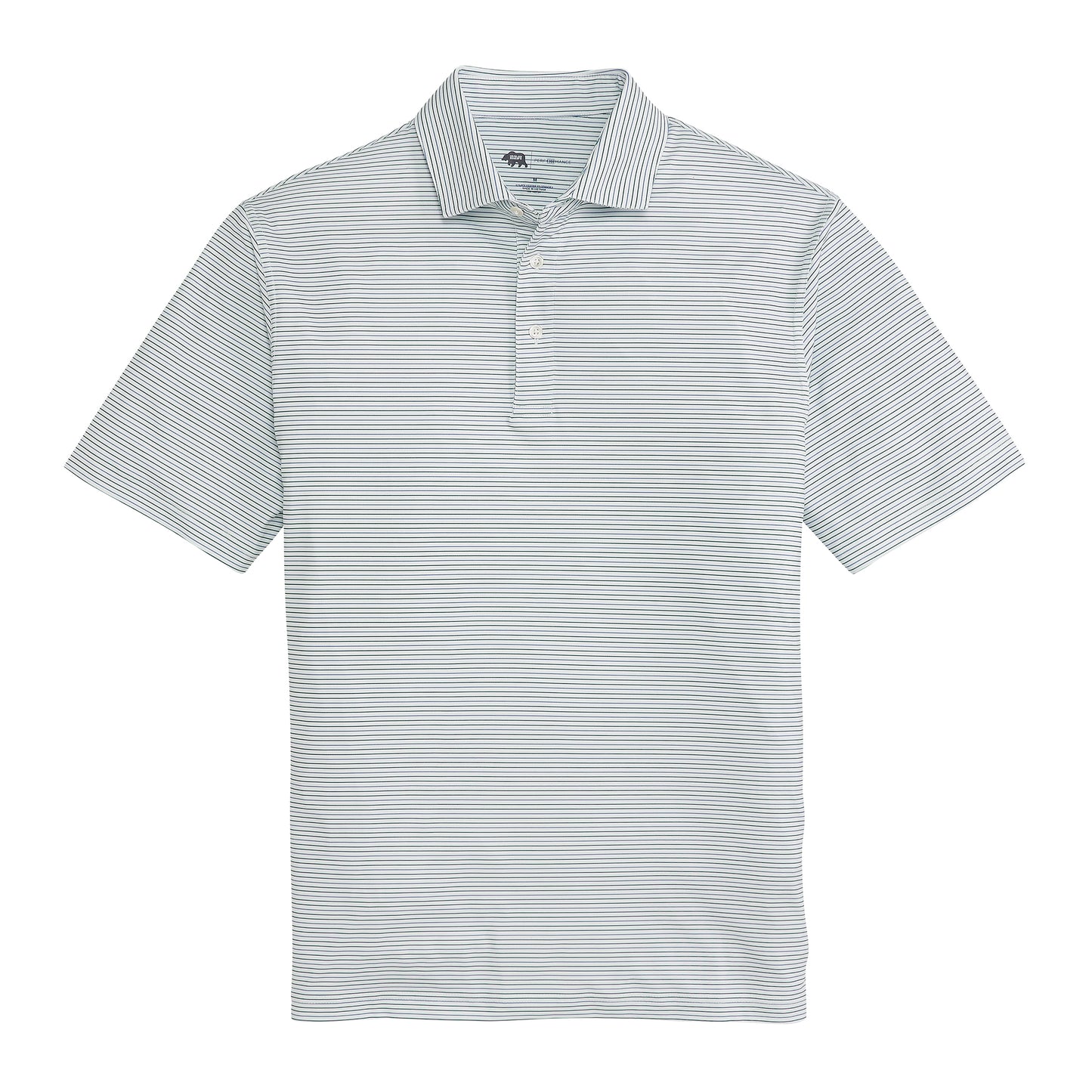 Driver Stripe Performance Polo - Mallard Green