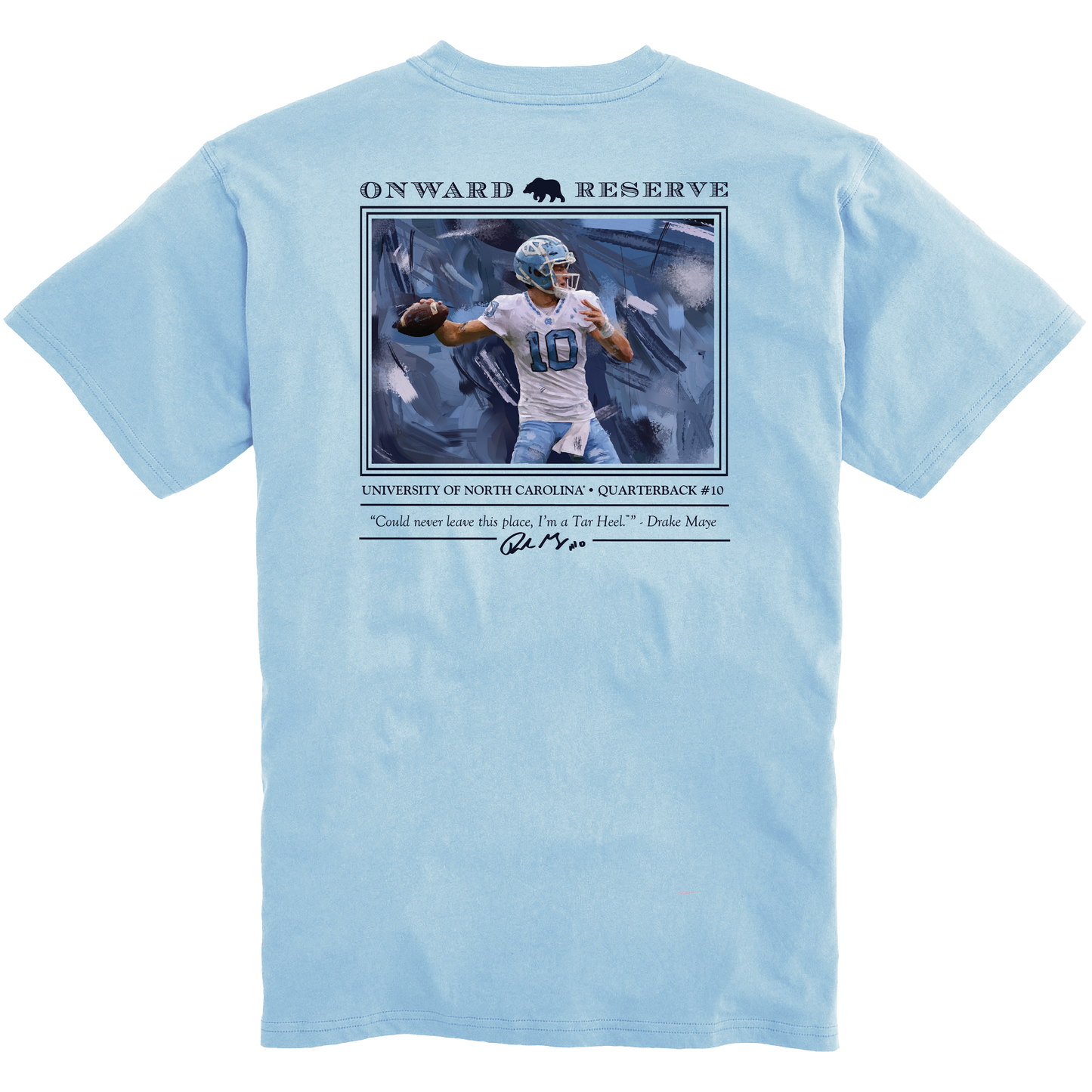 Drake Maye Tee - Sky