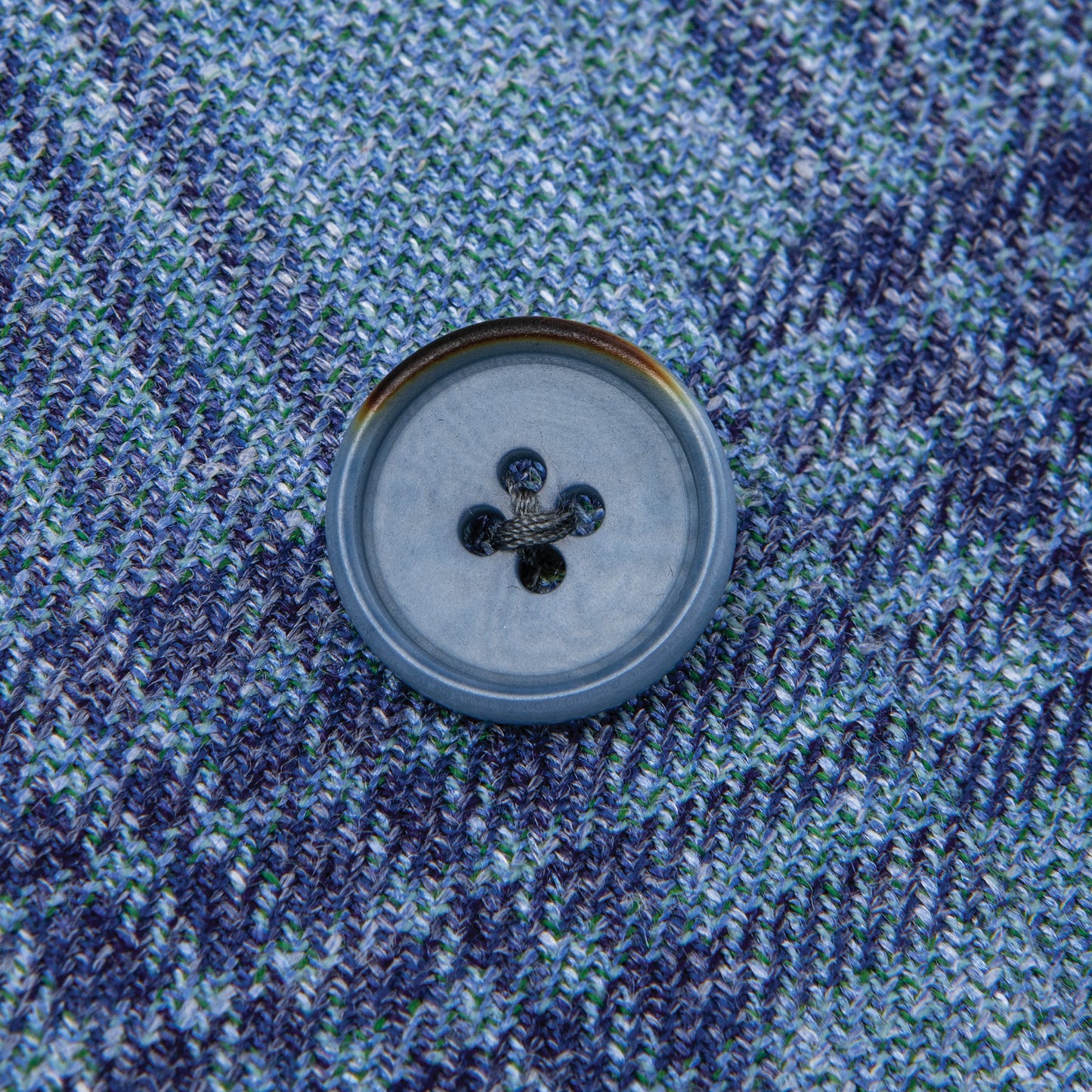 E. Thomas Provincial Blue Plaid Sport Coat