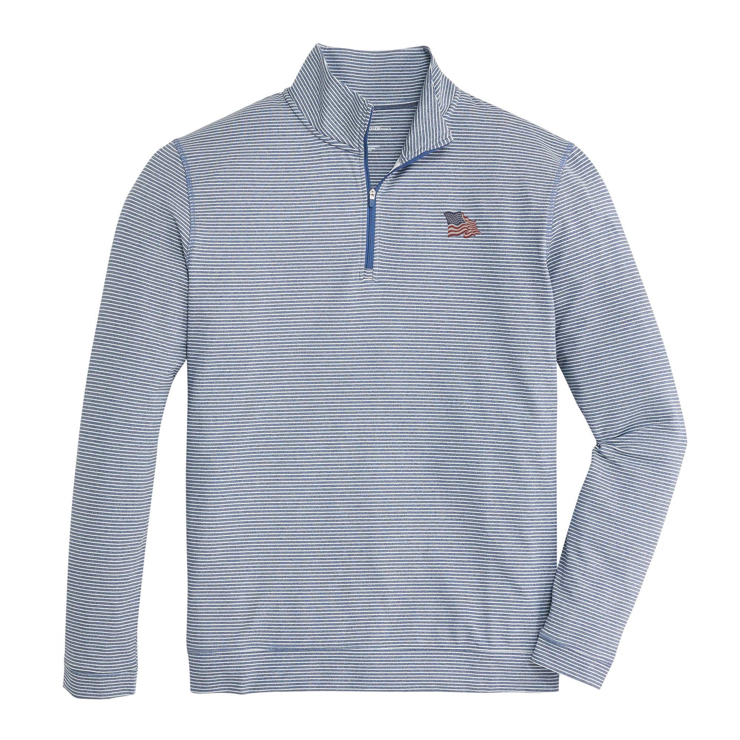 Vintage Flag Flow Stripe Pullover- Dark Denim