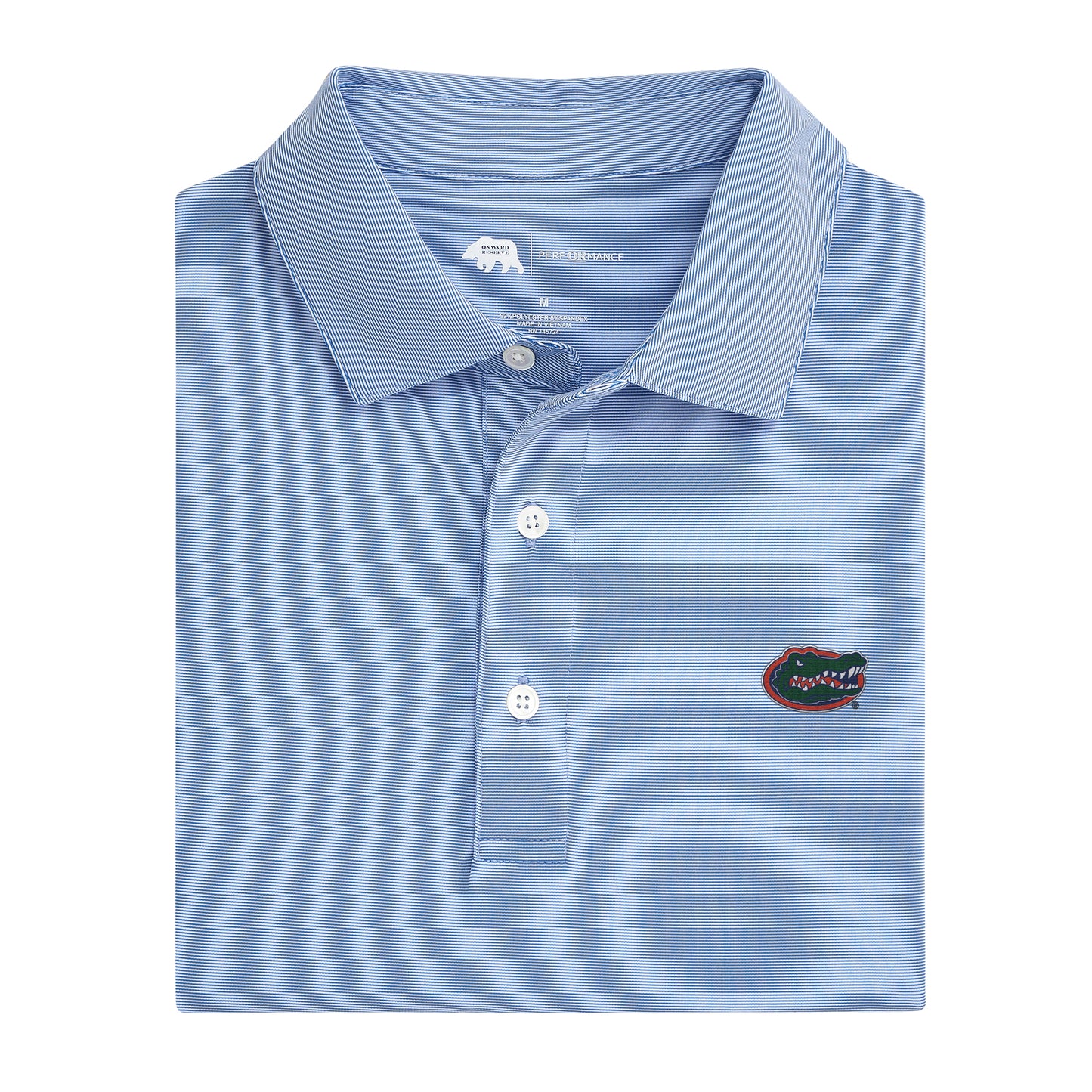 Hairline Stripe Florida Gator Performance Polo