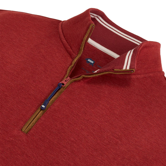 Frost Fleece Pullover - Brick Red