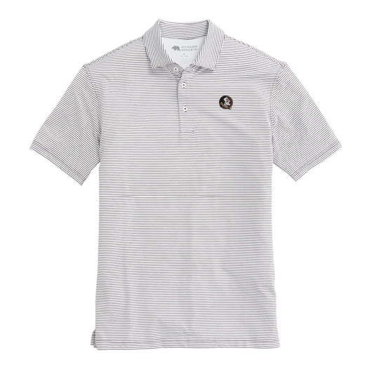 FSU Seminole Birdie Stripe Performance Polo - Maroon