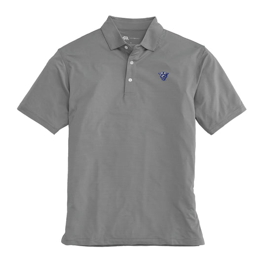 Georgia State Hairline Stripe Performance Polo - Nine Iron