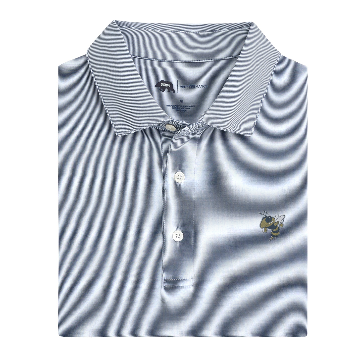 Buzz Hairline Stripe Performance Polo