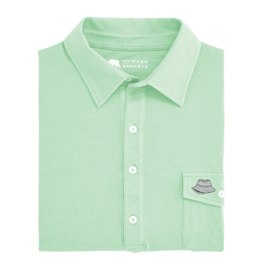 The Gopher Old School Polo - Frosty Green
