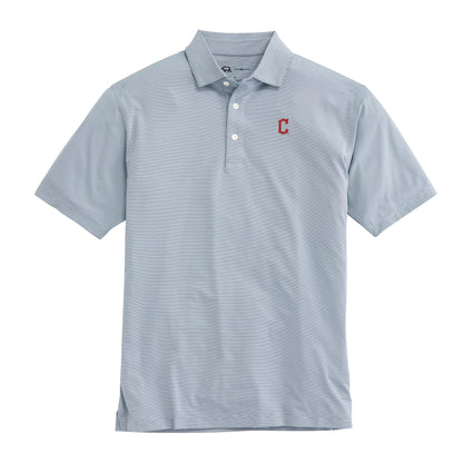 Cleveland Guardians Hairline Stripe Performance Polo