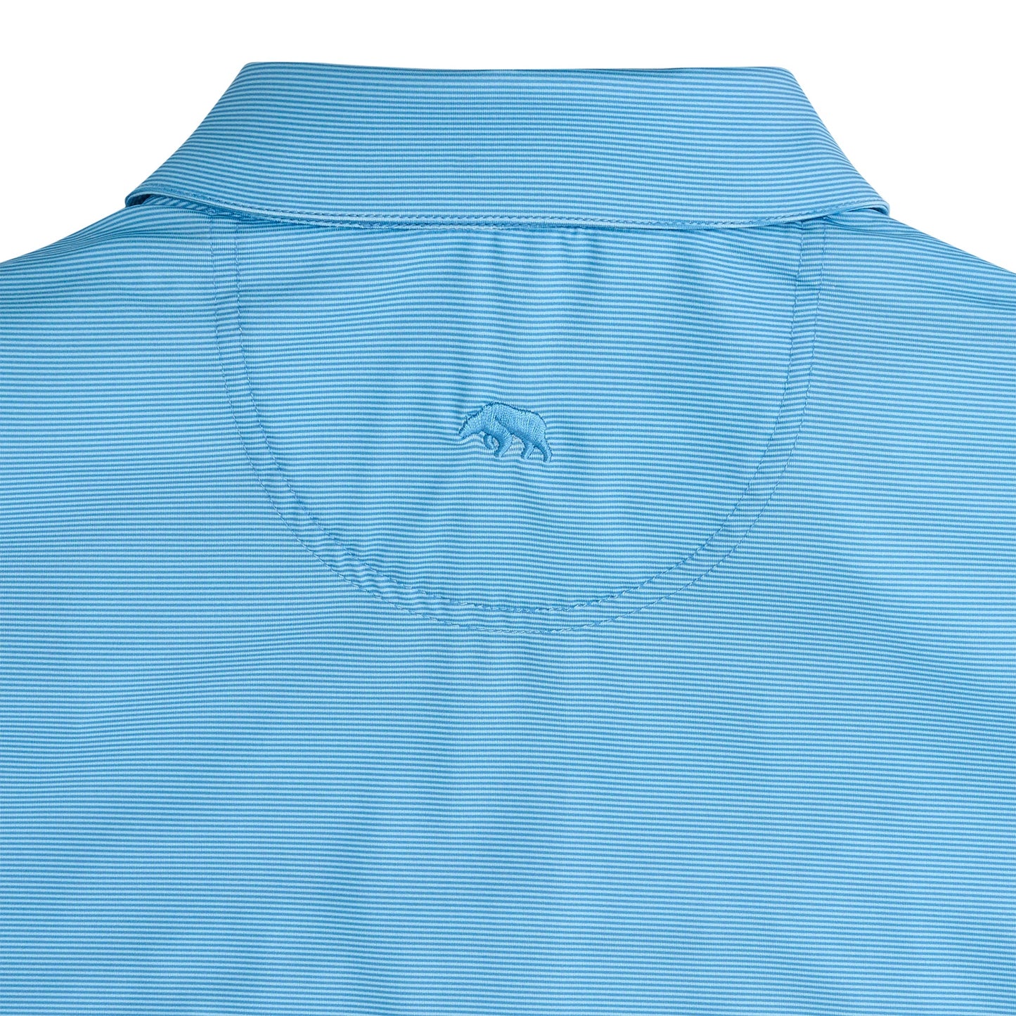 Hairline Stripe Performance Polo - Riviera