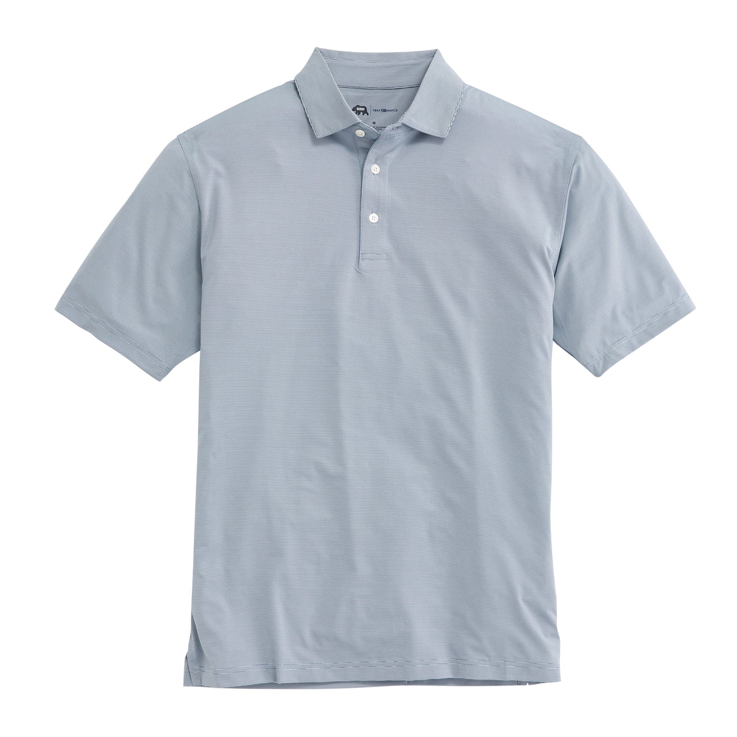 Hairline Stripe Performance Polo - Navy
