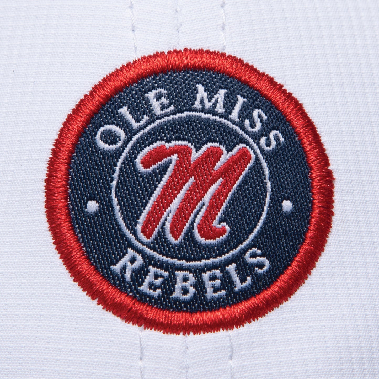 Ole Miss Club Performance Hat - White