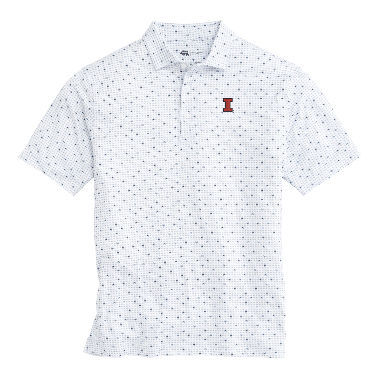 Illinois Tour Logo Printed Performance Polo