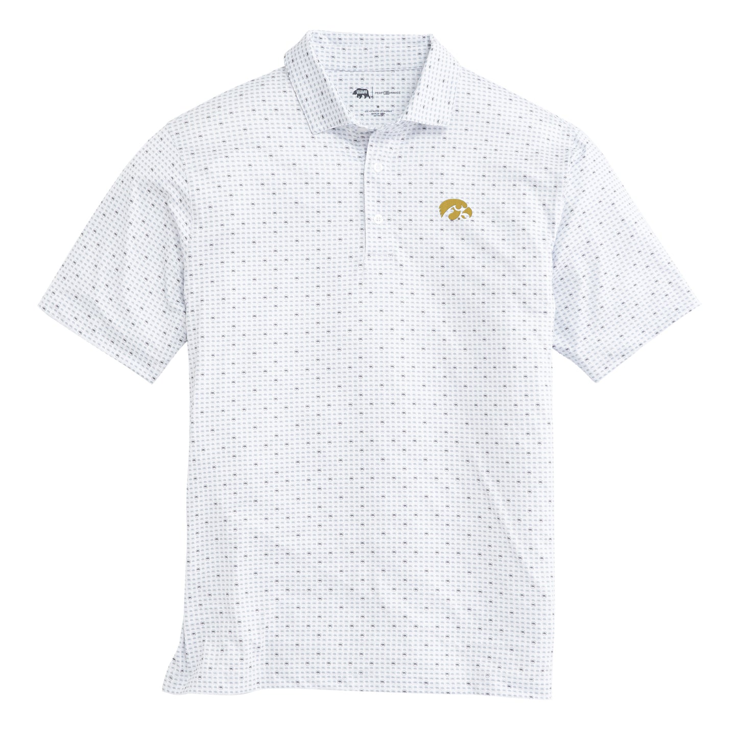 Iowa Tour Logo Printed Performance Polo