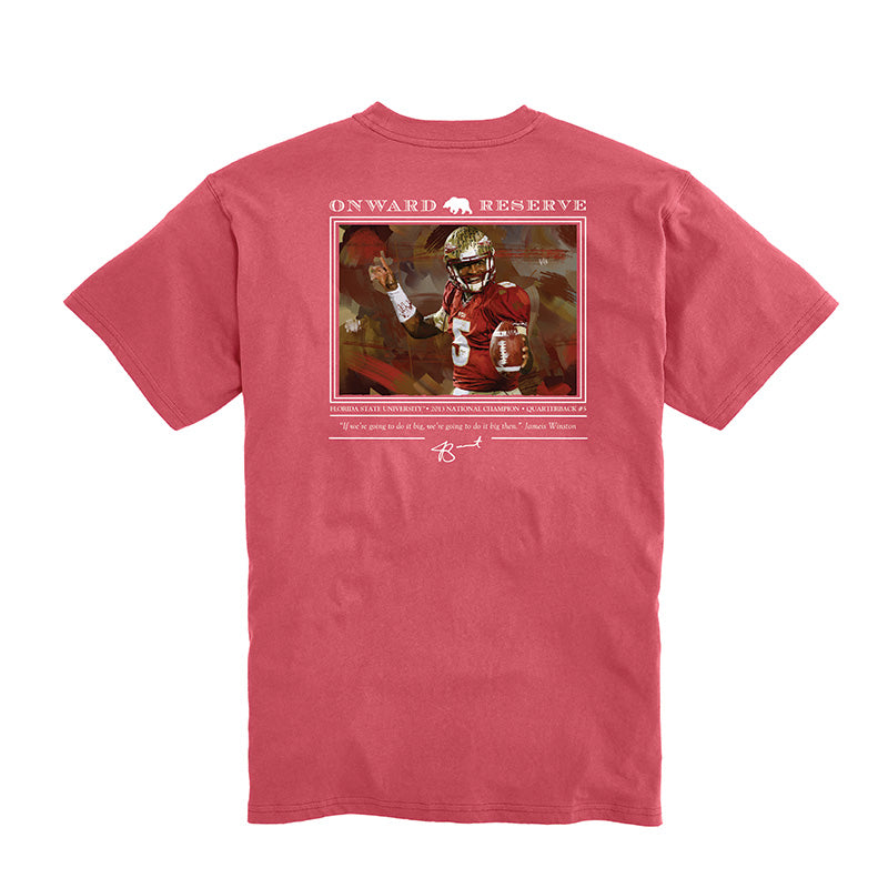 Jameis Winston Tee - Washed Red