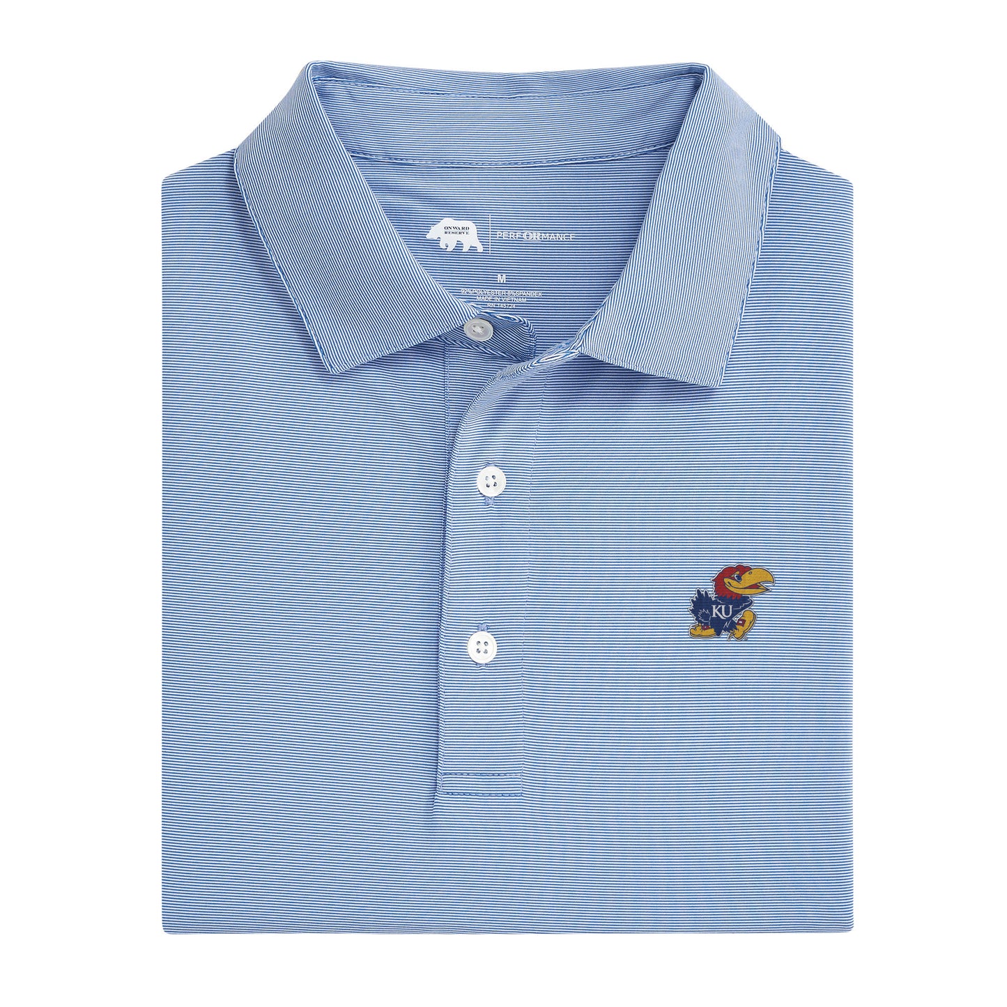 Hairline Stripe Kansas Performance Polo