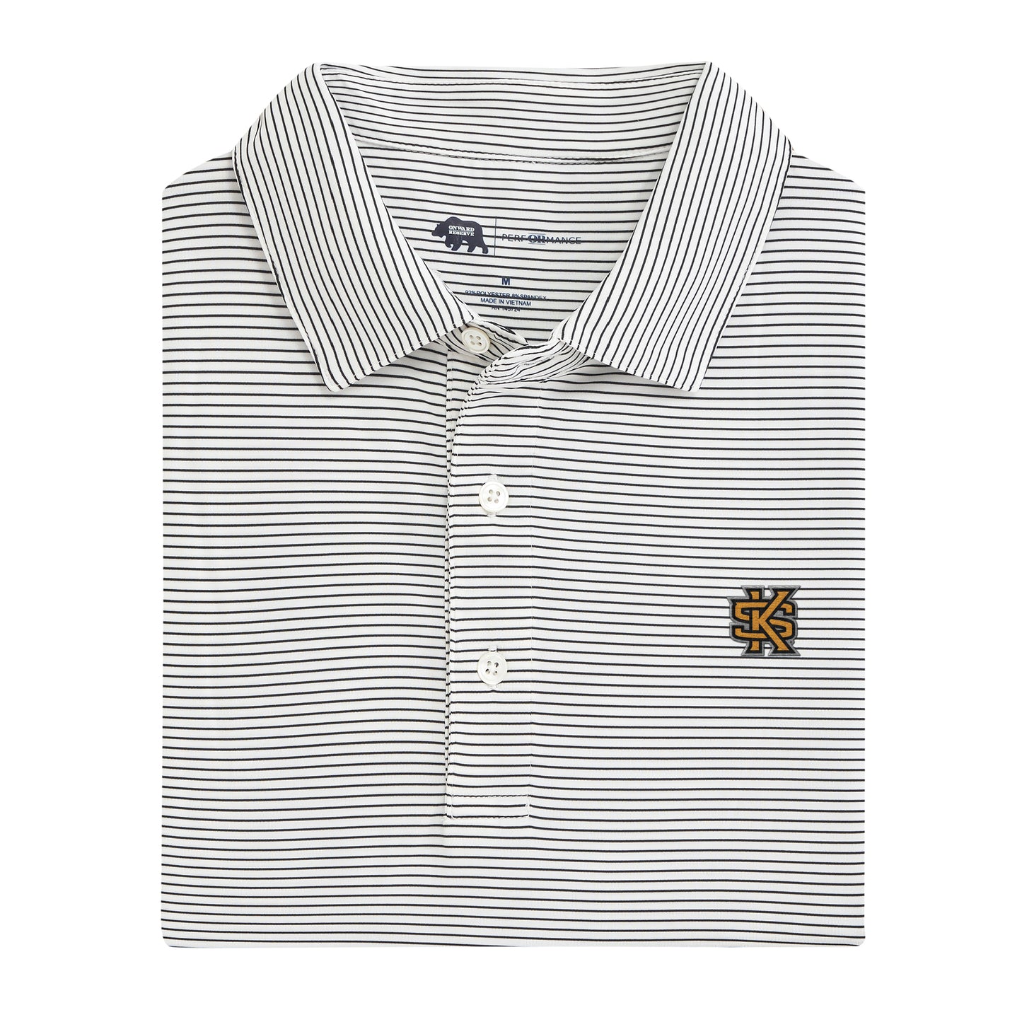 Kennesaw State Birdie Stripe Performance Polo