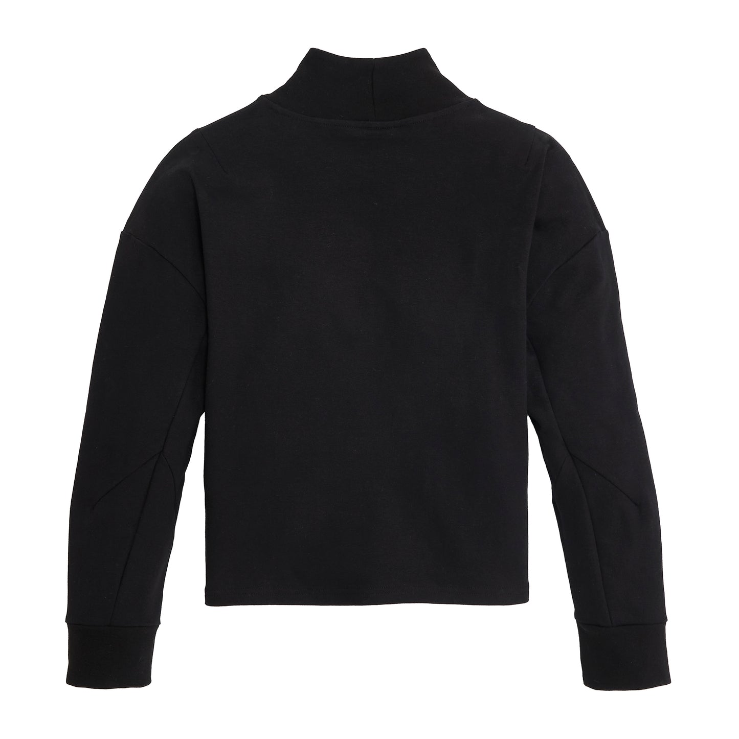 Womens Dawgs Vintage Script Mock Neck Pullover - Black
