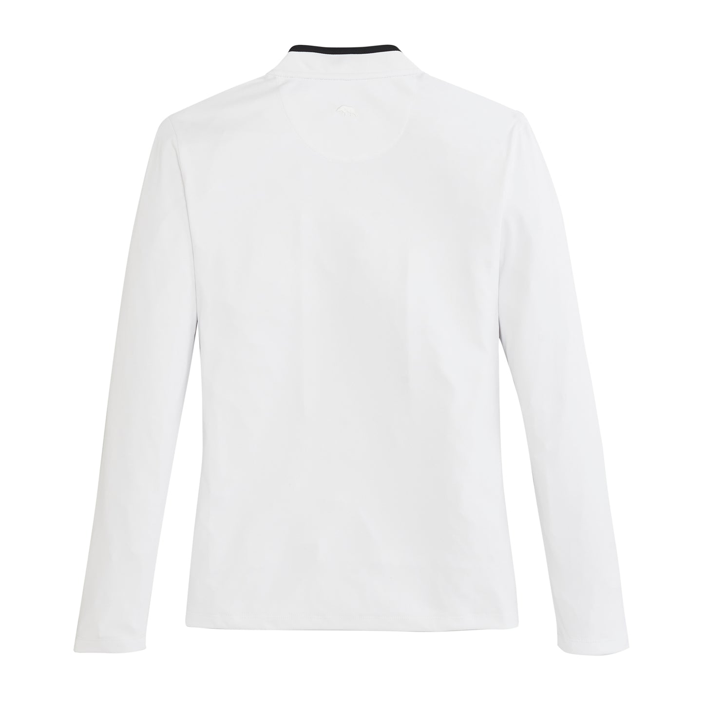 Womens Dawgs Vintage Script Performance 1/4 Zip - White