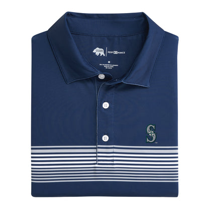 Seattle Mariners Prestwick Printed Performance Polo