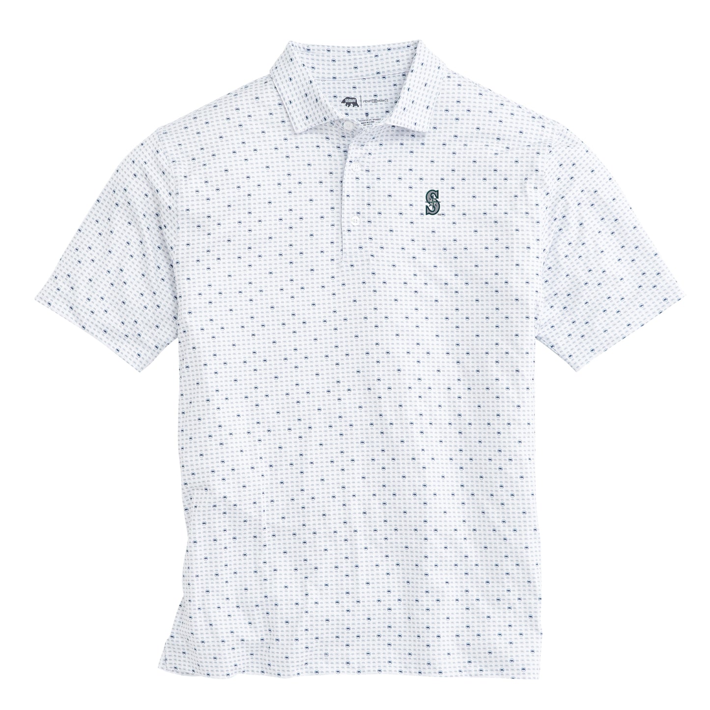 Seattle Mariners Tour Logo Printed Performance Polo