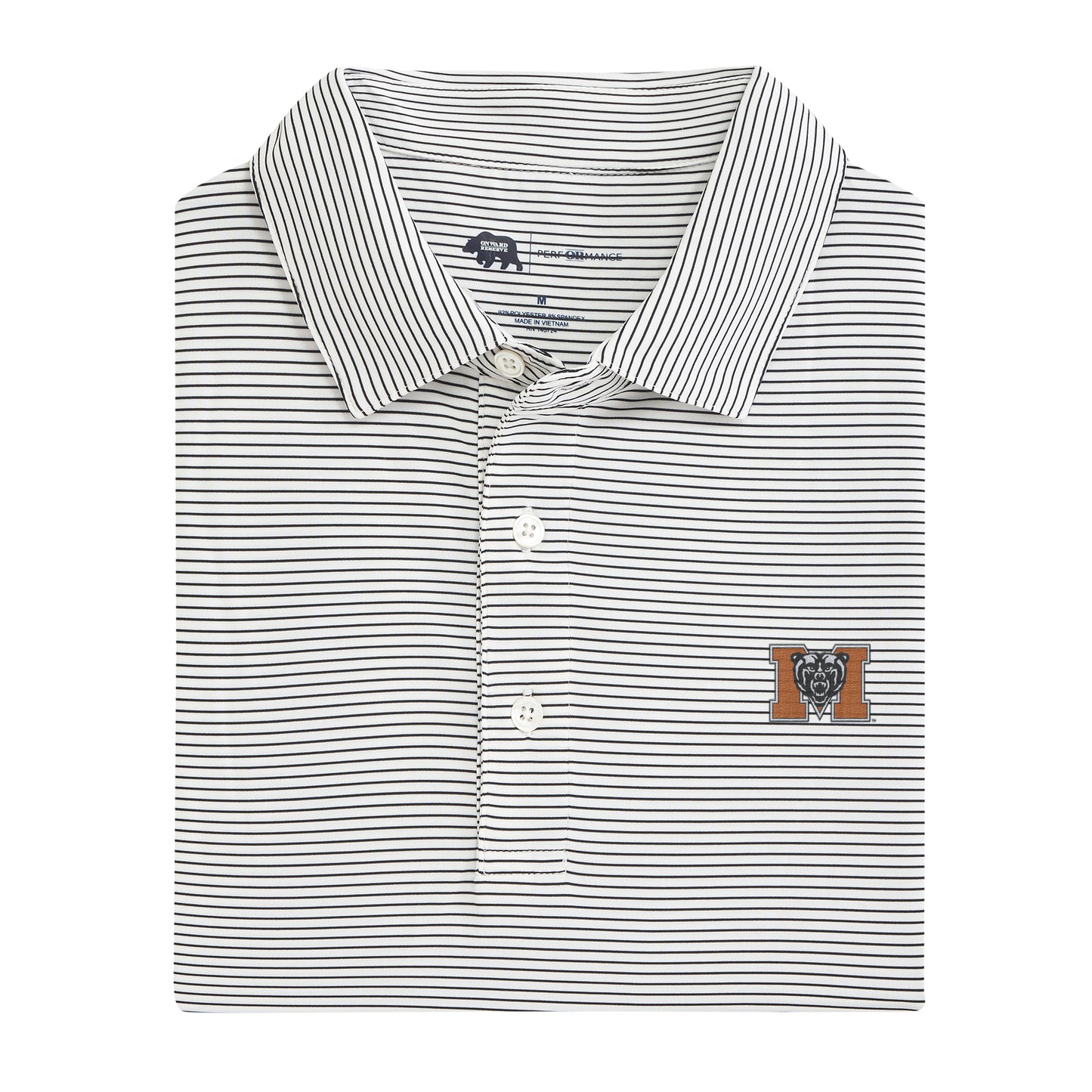 Mercer Birdie Stripe Performance Polo