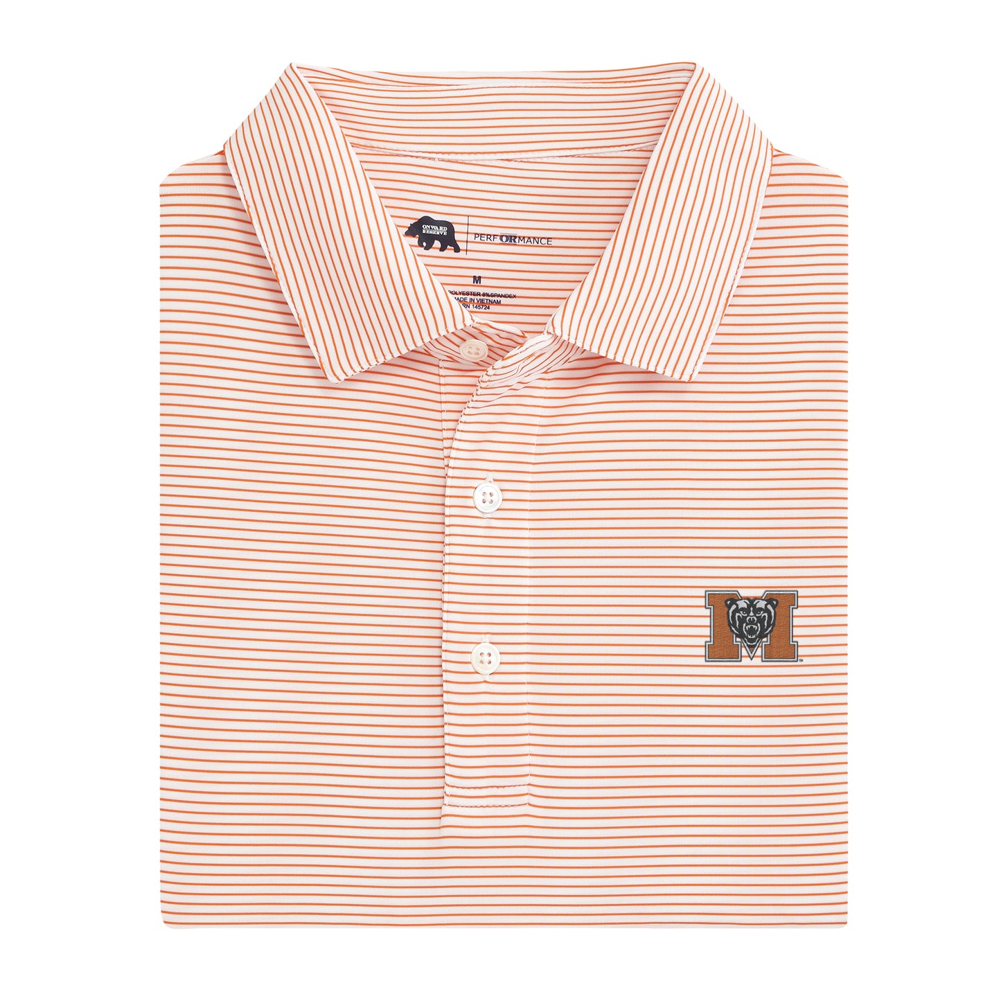 Mercer Birdie Stripe Performance Polo