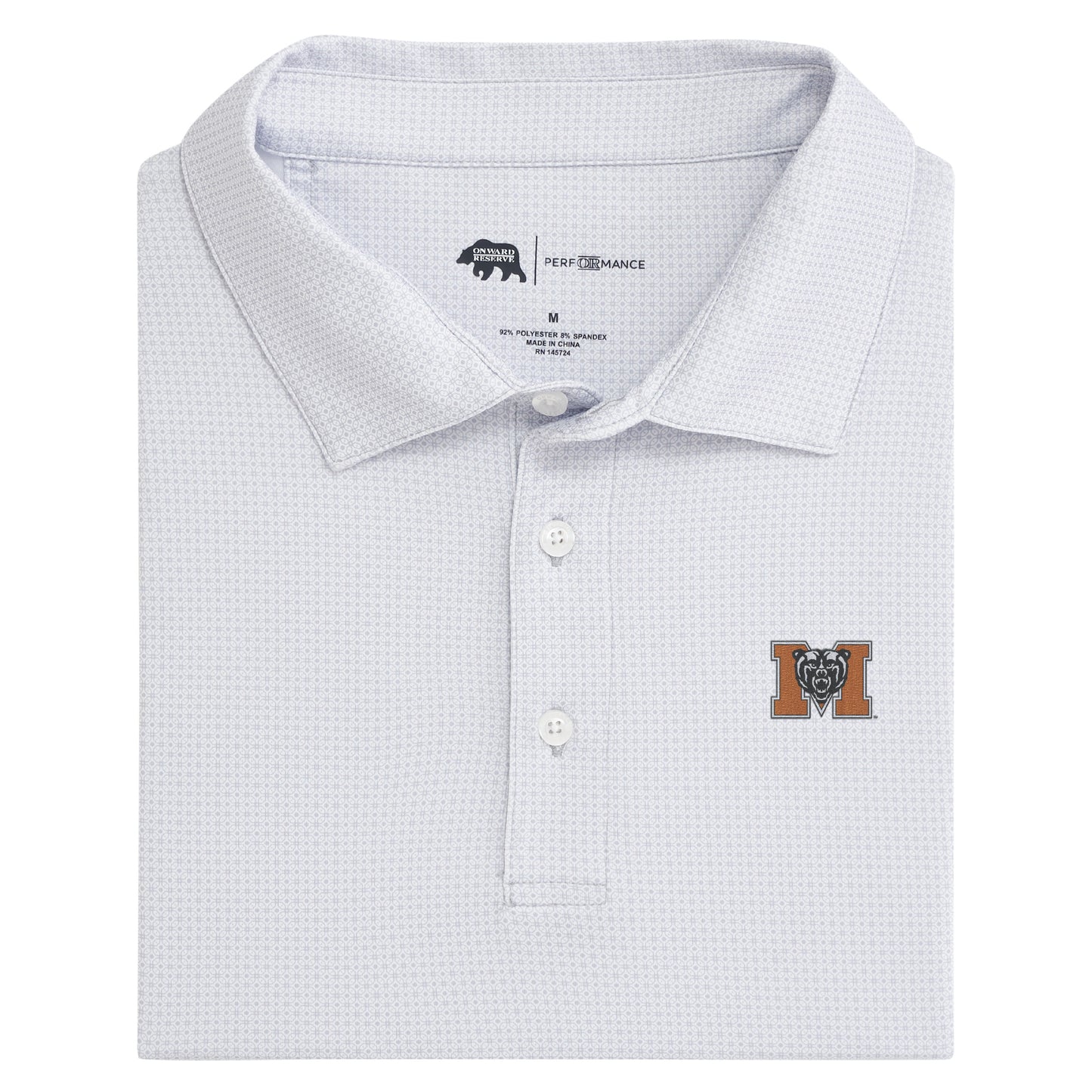 Mercer Range Printed Performance Polo