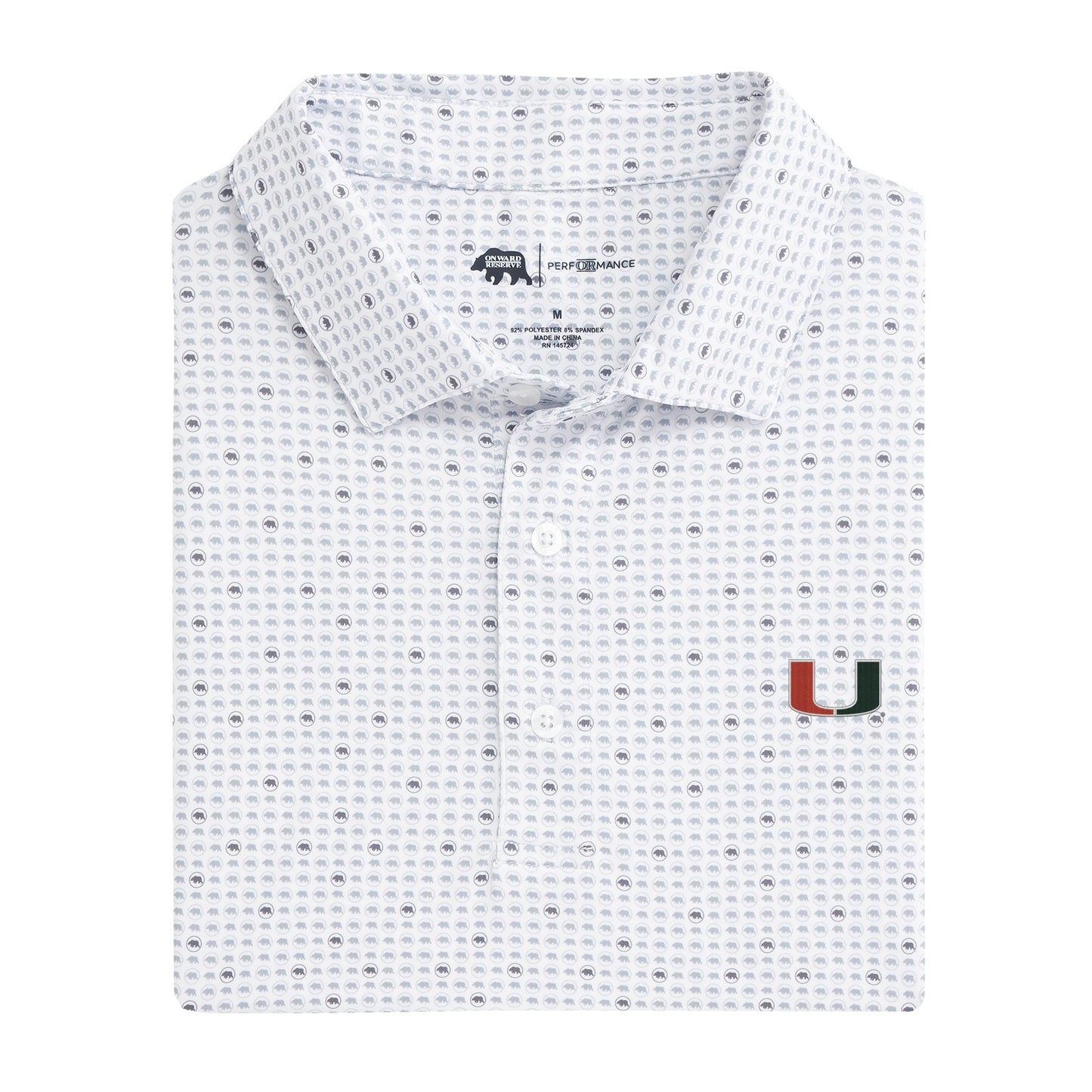 Miami Tour Logo Printed Performance Polo