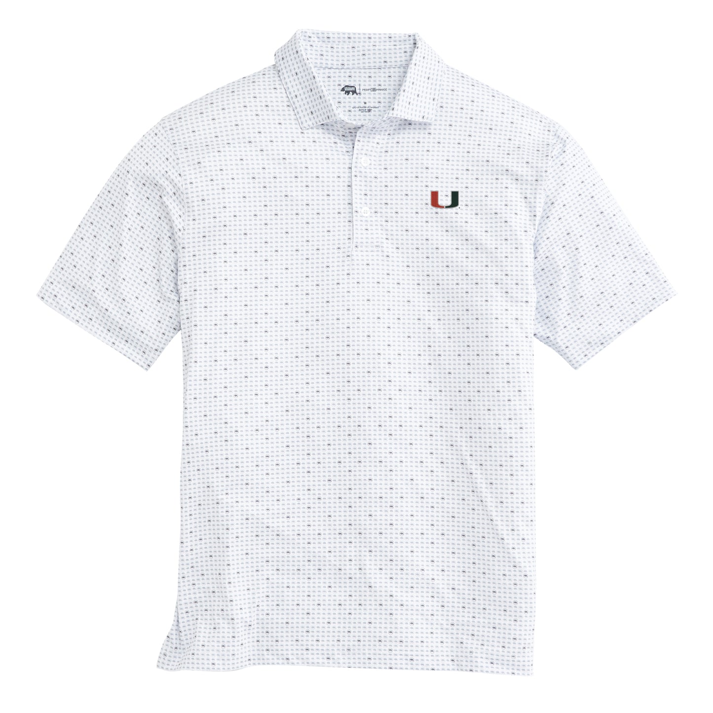 Miami Tour Logo Printed Performance Polo