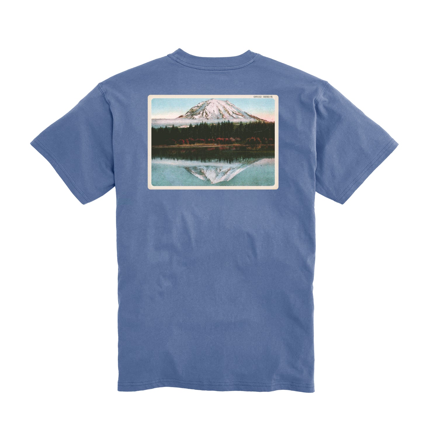 Short Sleeve Mountain Views Post Card Tee