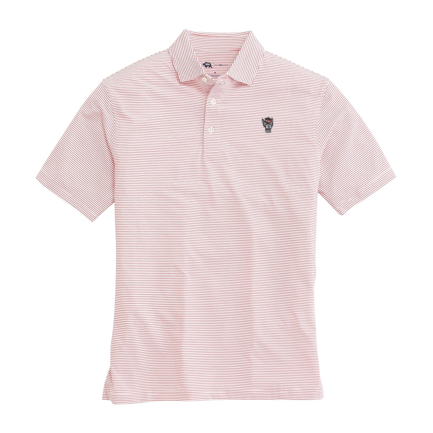 Tuffy Head Birdie Stripe Performance Polo