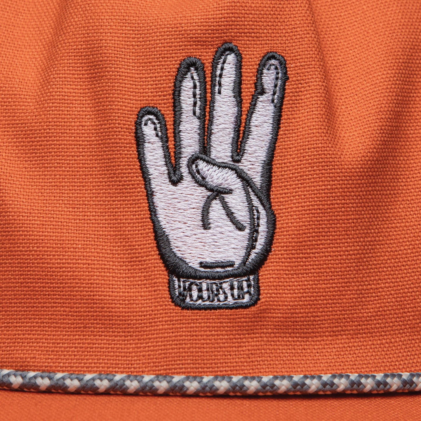 Fours Up Rope Hat - Orange