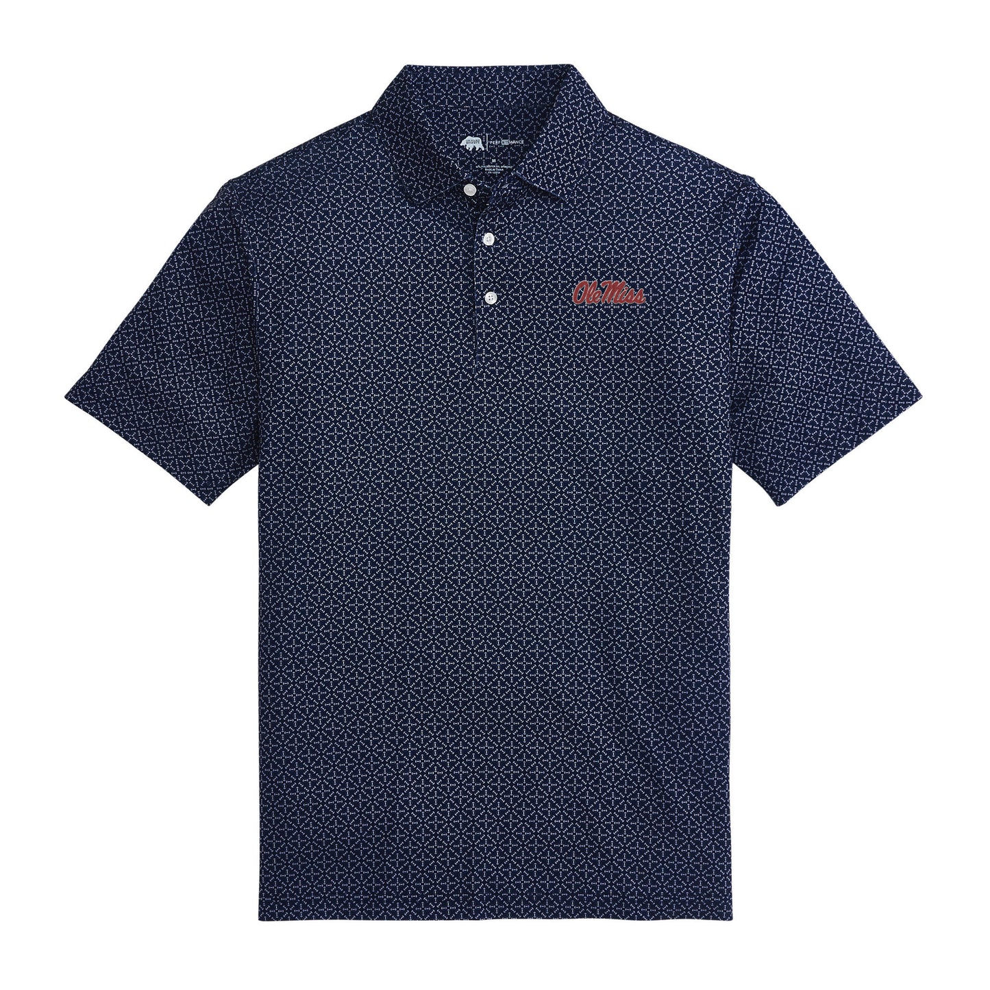 Ole Miss Gameday Printed Performance Polo - Naval Academy