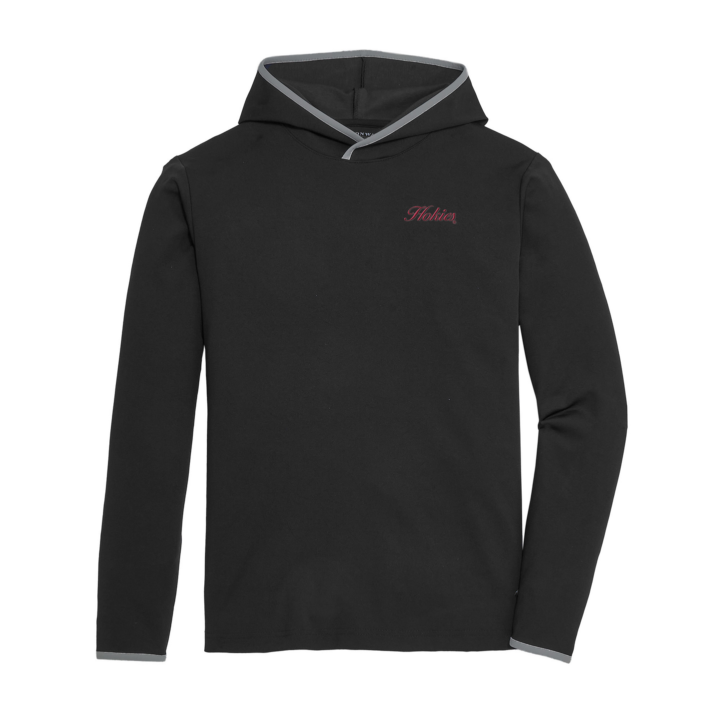 Virginia Tech Hokies Vintage Script Brendon Performance Hoodie