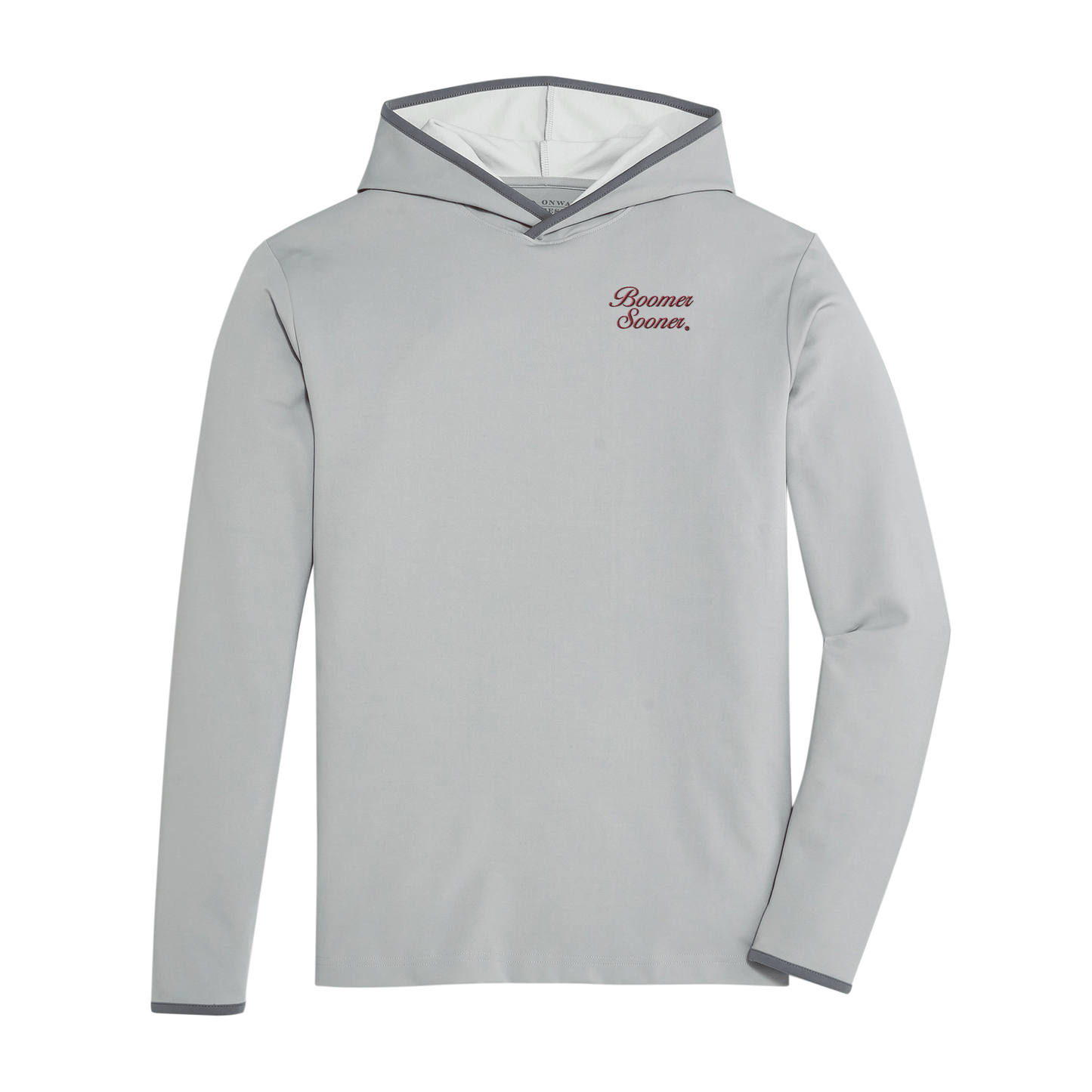 Oklahoma Boomer Sooner Vintage Script Brendon Performance Hoodie