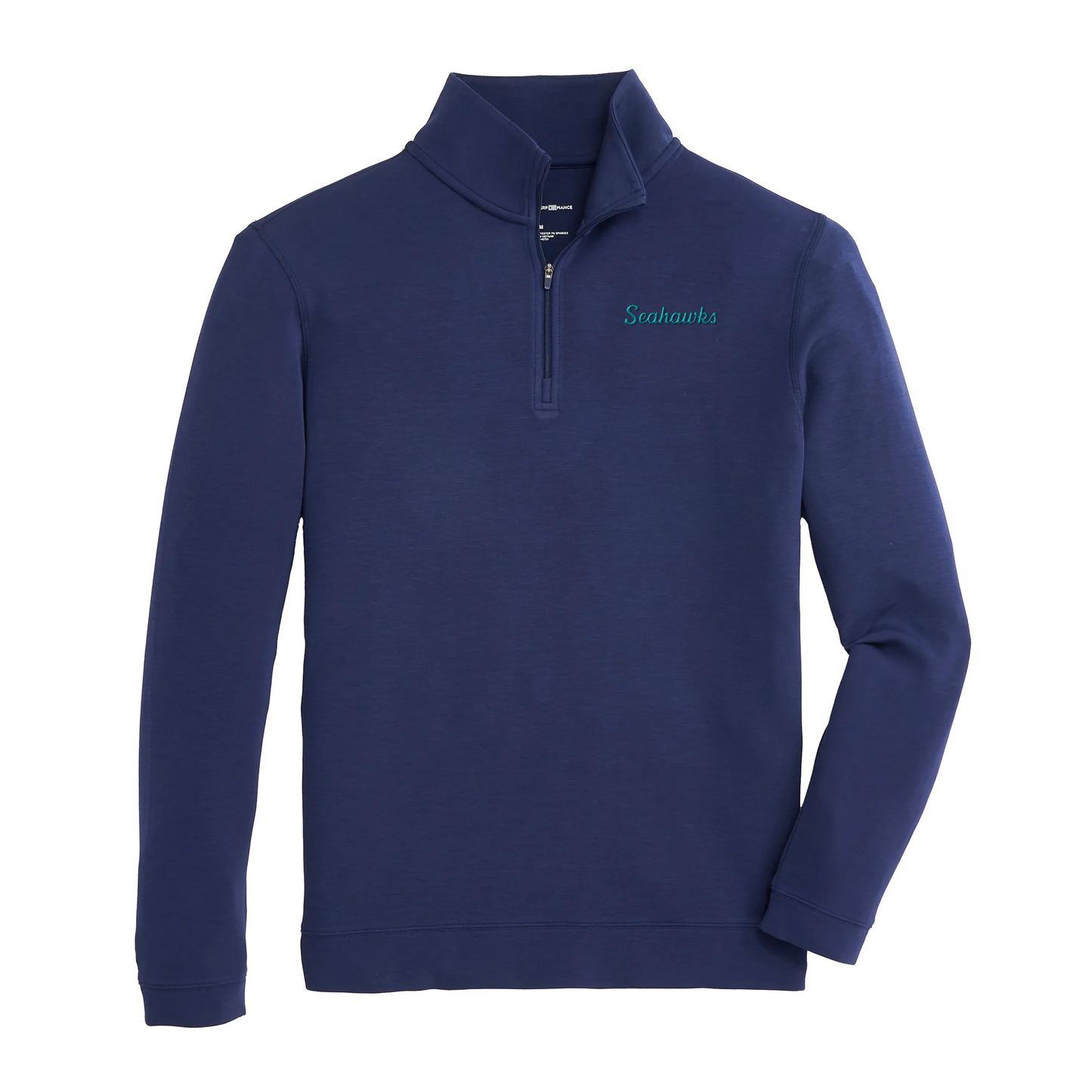 UNC Wilmington Seahawks Script Yeager Performance Pullover - Naval Academy