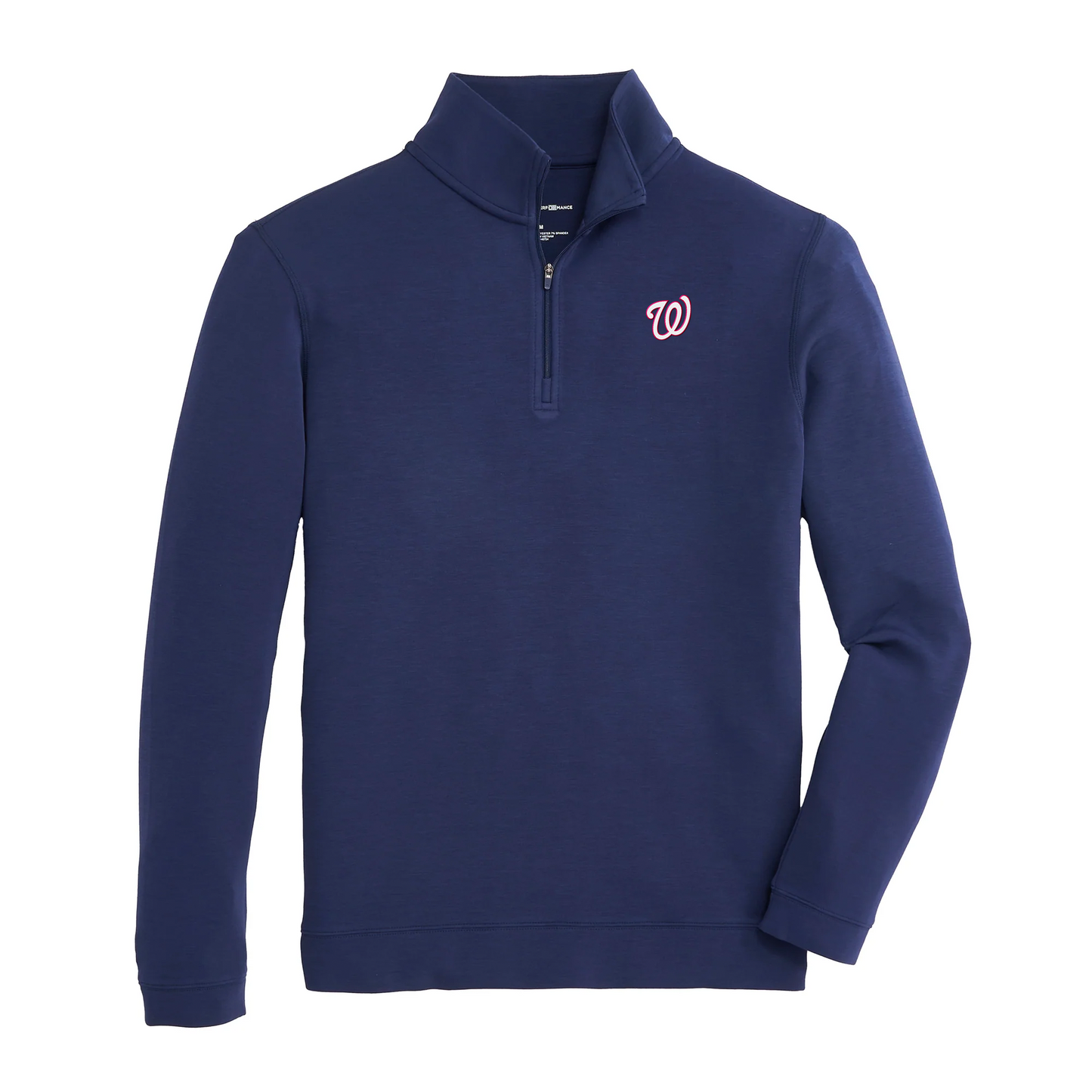 Nationals Curly W Yeager Performance Pullover - Naval Academy