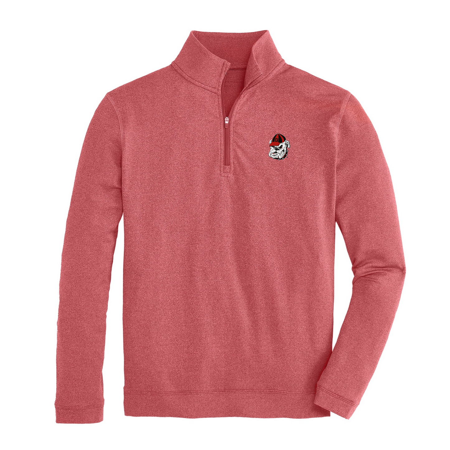 UGA Vintage Bulldog Head Flow Performance 1/4 Zip