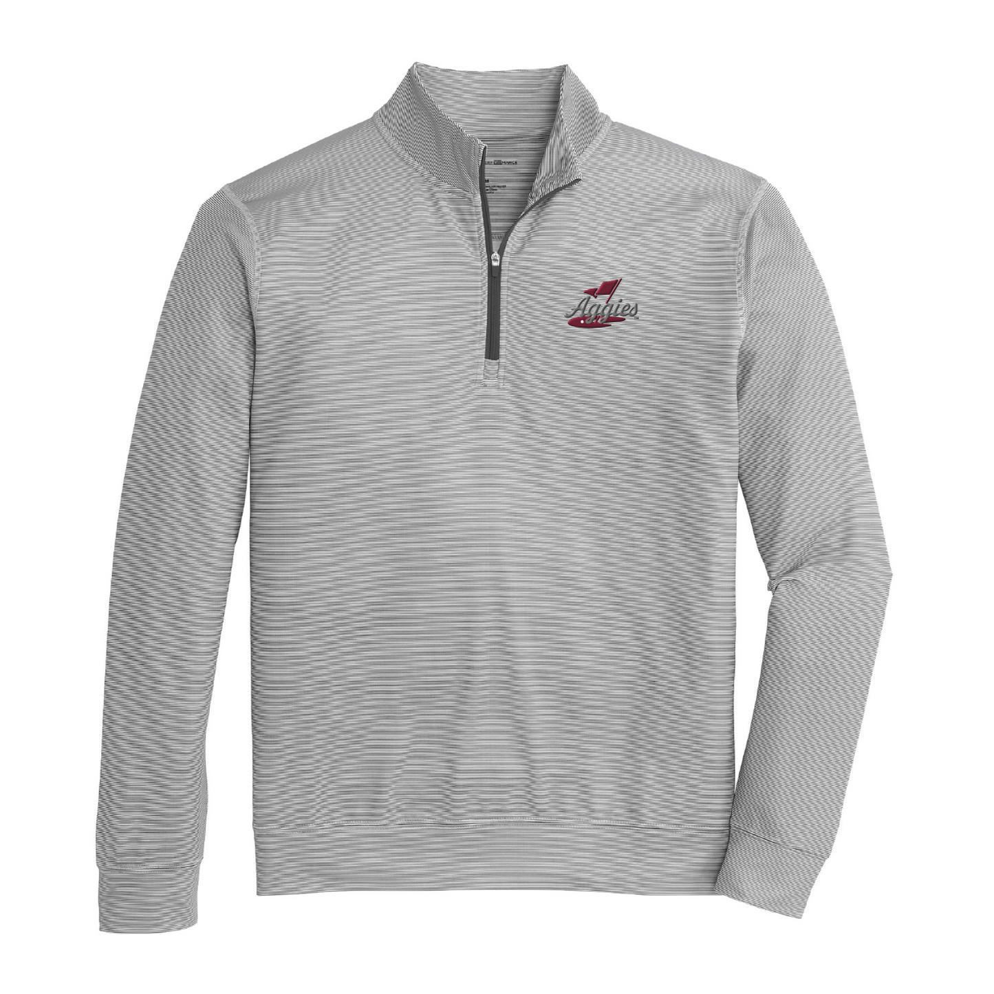 Texas A&M Aggies Golf Hairline Stripe Printed Performance 1/4 Zip